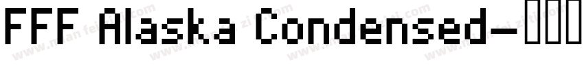 FFF Alaska Condensed字体转换